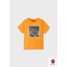 Mayoral 3D mintájú póló Orange
