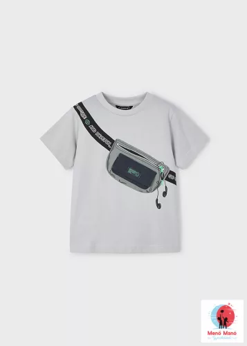 Mayoral övtáska mintás fiú póló Grey