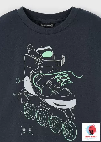 Mayoral foszforeszkáló póló Asphalt