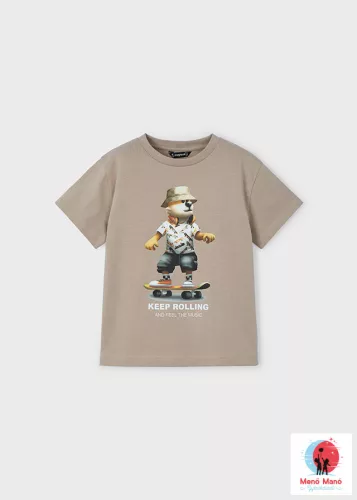 Mayoral gördeszkázó állat mintájú póló  Desert