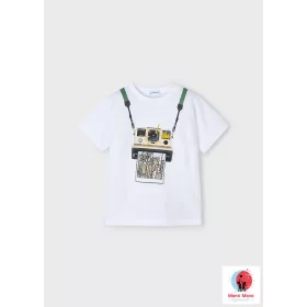 Mayoral fotós póló White