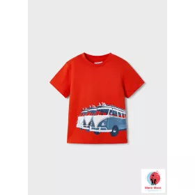 Mayoral póló barkasz mintával Red