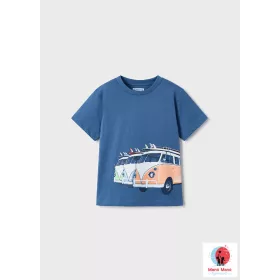 Mayoral póló barkasz mintával Blue