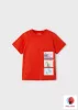 Mayoral rövid ujjú póló Red