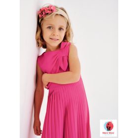 Mayoral ujjatlan, masnis pliszírozott overáll Magenta