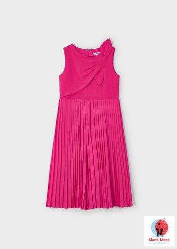 Mayoral ujjatlan, masnis pliszírozott overáll Magenta