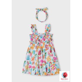 Mayoral virág mintás ruha hajpánttal Agate