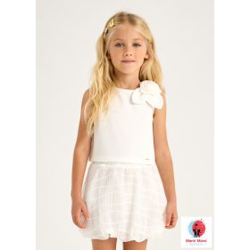 Mayoral felső és szoknya szett Natural