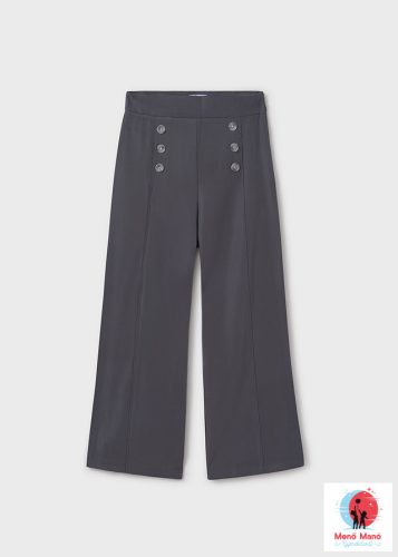 Mayoral bő szárú gombos nadrág lányoknak Coal