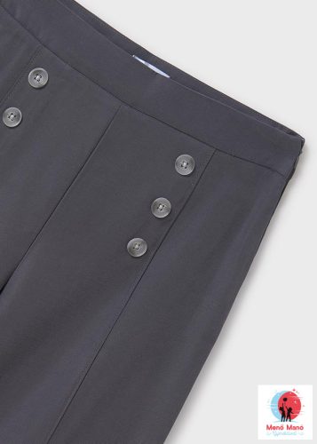 Mayoral bő szárú gombos nadrág lányoknak Coal