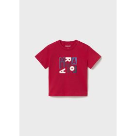 Mayoral baba rövid ujjú póló – feliratos • Tomate