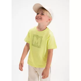   Mayoral fiú rövid ujjú basic póló – feliratos „M” • Cítrico