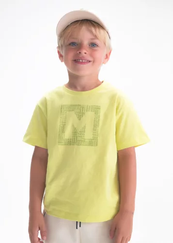 Mayoral fiú rövid ujjú basic póló – feliratos „M” • Cítrico