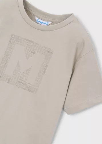 Mayoral fiú rövid ujjú basic póló – „M” mintás • Piedra