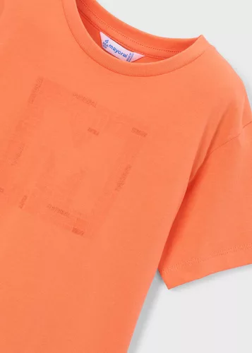 Mayoral fiú rövid ujjú basic póló – „M” mintás • Naranja