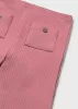 Mayoral púderrózsaszín bordázott, bővülő szárú baba leggings