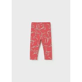   Mayoral baba leggings – flamingó rózsaszín masnis mintával