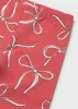 Mayoral baba leggings – flamingó rózsaszín masnis mintával