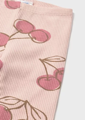Mayoral cseresznyés 3 részes baba szett fejpánttal – felső + leggings + hajpánt