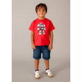   Mayoral fiú póló szett 2 db – nyári mintás (paradicsom piros / tomate)