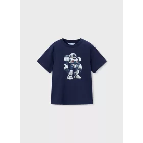 Mayoral robot mintás fiú póló – sötétkék (marino)