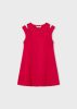 Mayoral kislány ruha – élénk piros, strasszos nyakrésszel