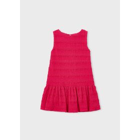 Mayoral kislány ruha fodros alsó résszel – pipacspiros