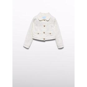   Abel & Lula elegáns flitteres kislány dzseki – törtfehér