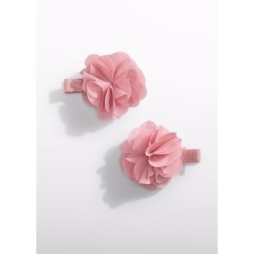   Abel & Lula sifon virágos hajcsat szett (2 db) – rózsaszín