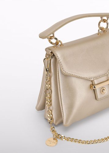 Abel & Lula elegáns trapéz alakú kislány táska – champagne (arany)