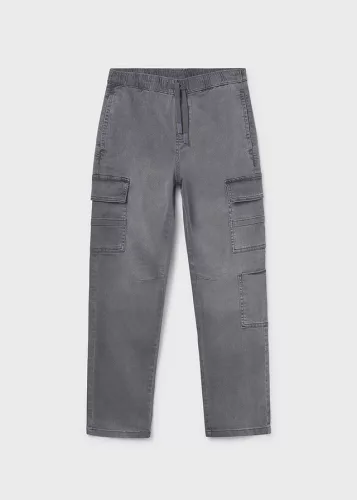 Mayoral szürke fiú Jogger Fit cargo farmernadrág – Jogger Fit, cargo farmer modell