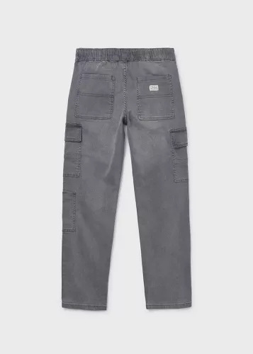 Mayoral szürke fiú Jogger Fit cargo farmernadrág – Jogger Fit, cargo farmer modell