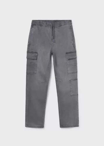 Mayoral szürke fiú Jogger Fit cargo farmernadrág – Jogger Fit, cargo farmer modell