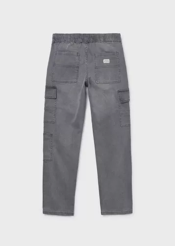 Mayoral szürke fiú Jogger Fit cargo farmernadrág – Jogger Fit, cargo farmer modell
