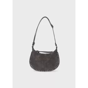 Szegecses kislány válltáska – szürke