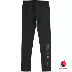 4.5327/8085 leggings Black-fuchsia