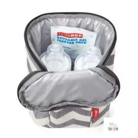 Skip Hop dupla üveges hűtőtáska Chevron 