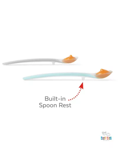 Skip Hop Easy-Feed Soft Kanál 2db Szürke/kék
