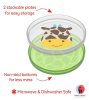 Skip Hop csúszásgátlós tányér lapos 2db-os Zsiráf 