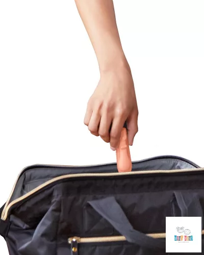 Skip Hop Easy-Fold utazási kanál 2db szürke/pink