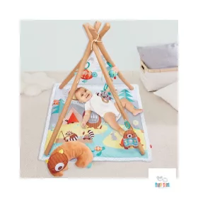 Skip Hop játszószőnyeg játékhíddal Camping Cub 