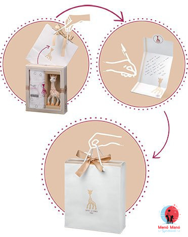 Sophiesticated ajándékszett Sophie zsiráf + rongyi 